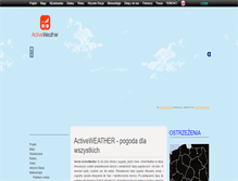 Tablet Screenshot of activeweather.org